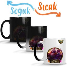 Baskı Dükkanı KB4186 Rakan E Xayah Lol League Of Legends Porselen Kupa Bardak