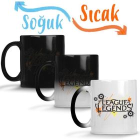 Baskı Dükkanı KB4186 Rakan E Xayah Lol League Of Legends Porselen Kupa Bardak