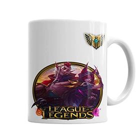 Baskı Dükkanı KB4186 Rakan E Xayah Lol League Of Legends Porselen Kupa Bardak