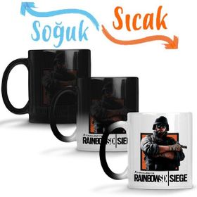 Baskı Dükkanı KB4187 Rainbow Six Siege Thermite Porselen Kupa Bardak