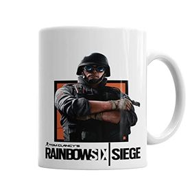 Baskı Dükkanı KB4187 Rainbow Six Siege Thermite Porselen Kupa Bardak