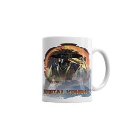 Baskı Dükkanı KB4190 Raiden Mortal Kombat Games Porselen Kupa Bardak