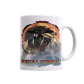 Baskı Dükkanı KB4190 Raiden Mortal Kombat Games Porselen Kupa Bardak