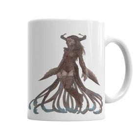 Baskı Dükkanı KB4198 Queen Leviathan Subnautica Porselen Kupa Bardak