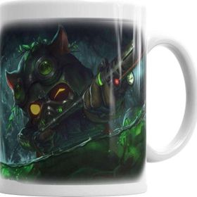 Baskı Dükkanı KB4232 Teemo Porselen Kupa Bardak