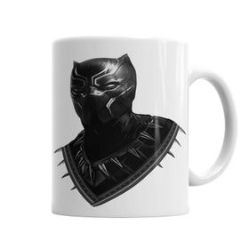 Baskı Dükkanı KB4235 Tchalla Pantera Negra Porselen Kupa Bardak