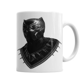 Baskı Dükkanı KB4235 Tchalla Pantera Negra Porselen Kupa Bardak
