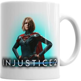 Baskı Dükkanı KB4243 Supergirl Injustice Porselen Kupa Bardak