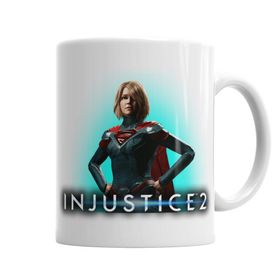 Baskı Dükkanı KB4243 Supergirl Injustice Porselen Kupa Bardak