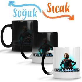 Baskı Dükkanı KB4243 Supergirl Injustice Porselen Kupa Bardak