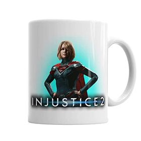 Baskı Dükkanı KB4243 Supergirl Injustice Porselen Kupa Bardak
