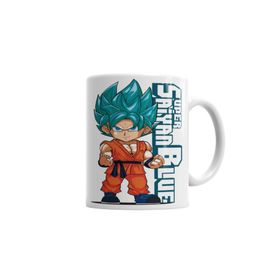 Baskı Dükkanı KB4245 Super Saiyan Blue Porselen Kupa Bardak