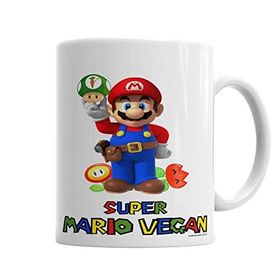 Baskı Dükkanı KB4249 Super Mario Vegan Porselen Kupa Bardak