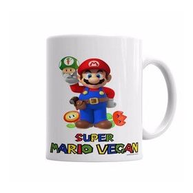 Baskı Dükkanı KB4249 Super Mario Vegan Porselen Kupa Bardak