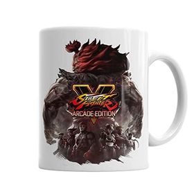 Baskı Dükkanı KB4256 Street Fighter V Porselen Kupa Bardak