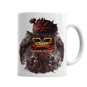 Baskı Dükkanı KB4256 Street Fighter V Porselen Kupa Bardak