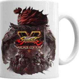 Baskı Dükkanı KB4256 Street Fighter V Porselen Kupa Bardak