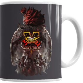 Baskı Dükkanı KB4258 Street Fighter V Arcade Edition Porselen Kupa Bardak