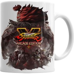 Baskı Dükkanı KB4258 Street Fighter V Arcade Edition Porselen Kupa Bardak