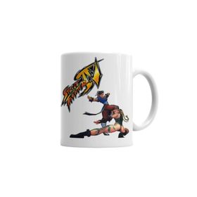 Baskı Dükkanı KB4261 Street Fighter Chunli Ve Camy Porselen Kupa Bardak