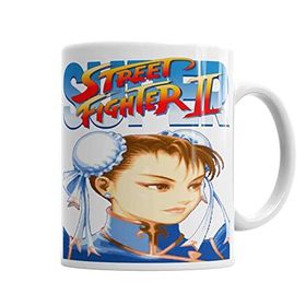 Baskı Dükkanı KB4262 Street Fighter Chunli Porselen Kupa Bardak