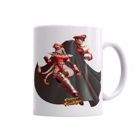 Baskı Dükkanı KB4264 Street Fighter Bison E Cammy Porselen Kupa Bardak