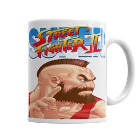 Baskı Dükkanı KB4266 Street Fighter Zangief Porselen Kupa Bardak