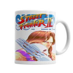 Baskı Dükkanı KB4267 Street Fighter Vega Porselen Kupa Bardak