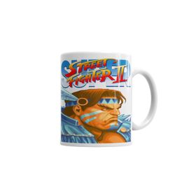 Baskı Dükkanı KB4268 Street Fighter Thunder Hawk Porselen Kupa Bardak