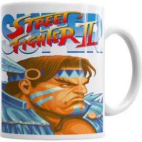 Baskı Dükkanı KB4268 Street Fighter Thunder Hawk Porselen Kupa Bardak
