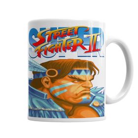 Baskı Dükkanı KB4268 Street Fighter Thunder Hawk Porselen Kupa Bardak