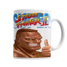 Baskı Dükkanı KB4269 Street Fighter Thunder Hawk 01 Porselen Kupa Bardak