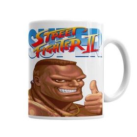 Baskı Dükkanı KB4269 Street Fighter Thunder Hawk 01 Porselen Kupa Bardak