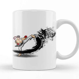 Baskı Dükkanı KB4271 Street Fighter Ryu Porselen Kupa Bardak