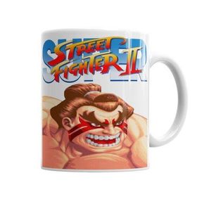 Baskı Dükkanı KB4272 Street Fighter Honda Porselen Kupa Bardak