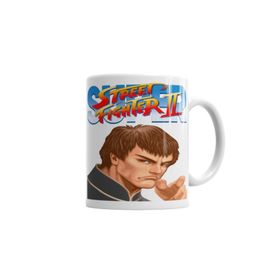 Baskı Dükkanı KB4274 Street Fighter Fei Long Porselen Kupa Bardak