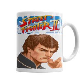 Baskı Dükkanı KB4274 Street Fighter Fei Long Porselen Kupa Bardak