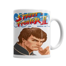 Baskı Dükkanı KB4274 Street Fighter Fei Long Porselen Kupa Bardak