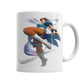 Baskı Dükkanı KB4276 Street Fighter Chunli Porselen Kupa Bardak