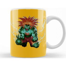 Baskı Dükkanı KB4278 Street Fighter Blanka Porselen Kupa Bardak