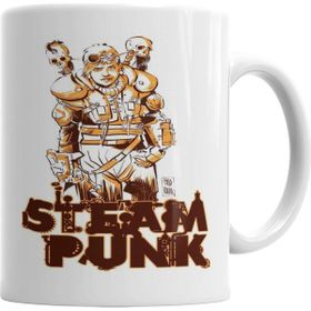 Baskı Dükkanı KB4285 Steam Punk Porselen Kupa Bardak