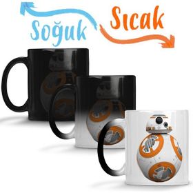 Baskı Dükkanı KB4288 Star Wars Bb8 Porselen Kupa Bardak