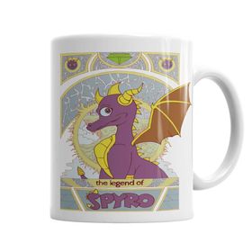 Baskı Dükkanı KB4299 Spyro Nouveau Porselen Kupa Bardak