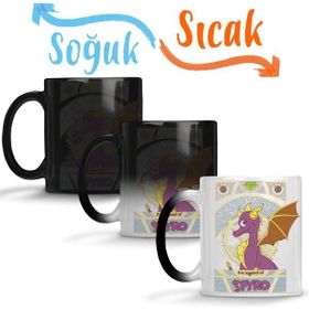 Baskı Dükkanı KB4299 Spyro Nouveau Porselen Kupa Bardak