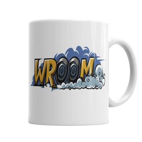 Baskı Dükkanı KB4312 Wroom Porselen Kupa Bardak