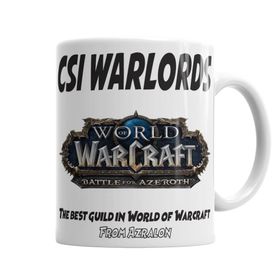 Baskı Dükkanı KB4315 World Of Warcraft Csı Warlords Porselen Kupa Bardak