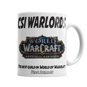 Baskı Dükkanı KB4315 World Of Warcraft Csı Warlords Porselen Kupa Bardak
