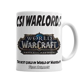 Baskı Dükkanı KB4315 World Of Warcraft Csı Warlords Porselen Kupa Bardak