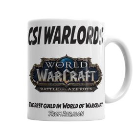 Baskı Dükkanı KB4315 World Of Warcraft Csı Warlords Porselen Kupa Bardak