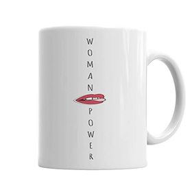 Baskı Dükkanı KB4321 Woman Pwr Porselen Kupa Bardak